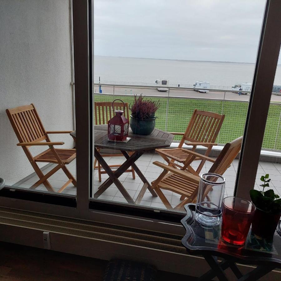 Studio Mit Meerblick Und Grosser Loggia - Direktzugang Zur Nordsee Wilhelmshaven Exterior photo