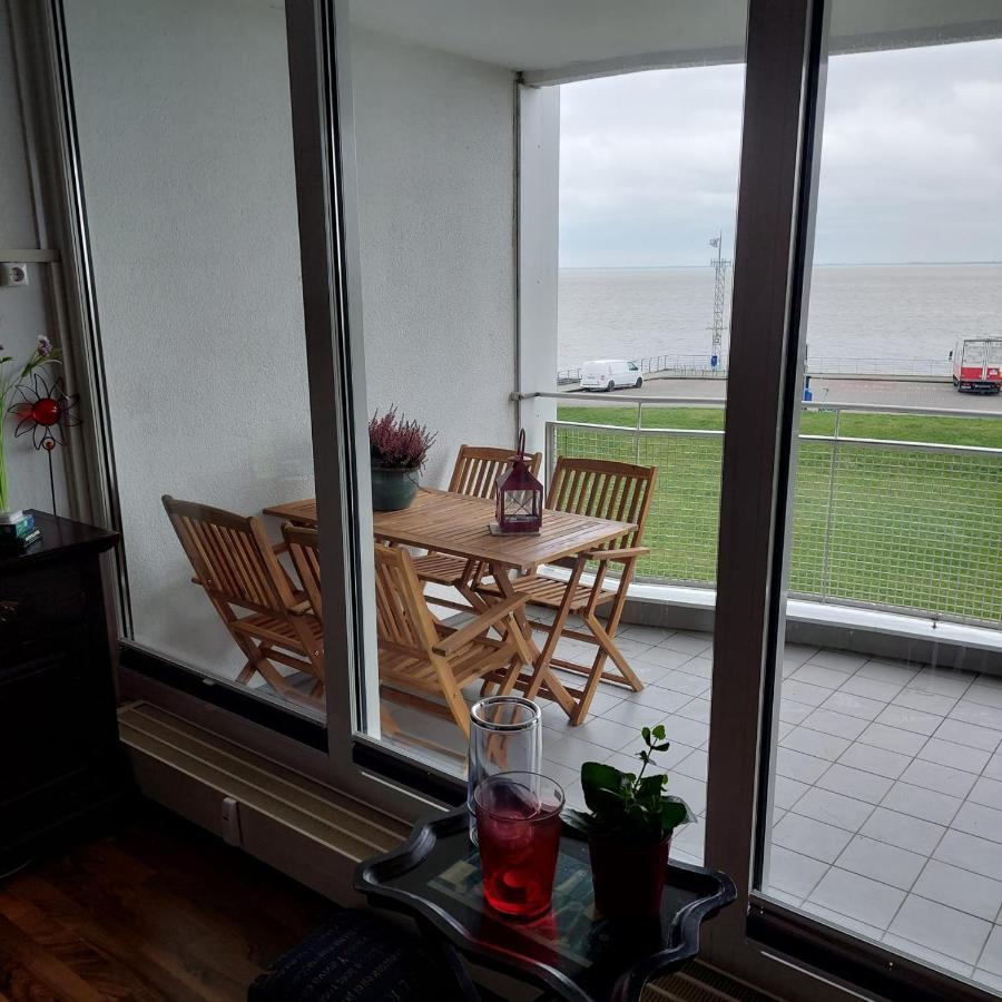 Studio Mit Meerblick Und Grosser Loggia - Direktzugang Zur Nordsee Wilhelmshaven Exterior photo