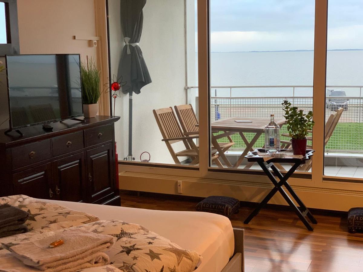 Studio Mit Meerblick Und Grosser Loggia - Direktzugang Zur Nordsee Wilhelmshaven Exterior photo