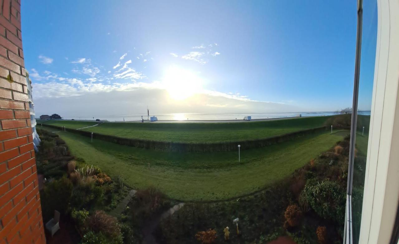 Studio Mit Meerblick Und Grosser Loggia - Direktzugang Zur Nordsee Wilhelmshaven Exterior photo